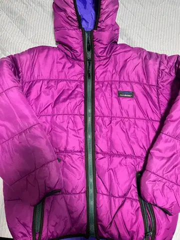 l.l.bean primaloft 파카 플리마 로프트 브라이트 퍼플