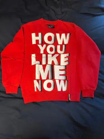 DOUBLE HARD 레드 맨투맨 M