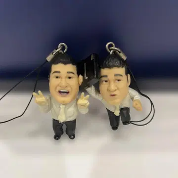 코미디언 자키야마 스트랩 피규어 2개 세트