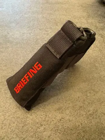 BRIEFING 퍼터용 골프헤드커버 블랙