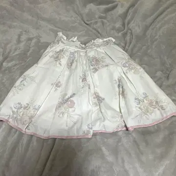 [컨디션 최상] LIZLISA 하트 오팔 꽃무늬 스커트