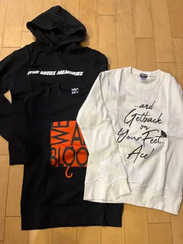 하이큐 x 위고 콜라보 맨투맨 3개 세트