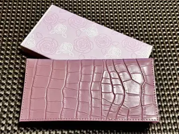 황궁 장지갑 엠보 핑크