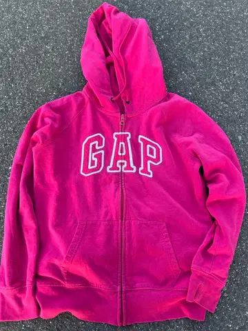 GAP 핑크 집업 후드티