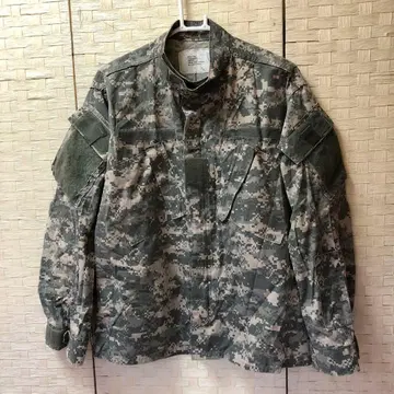 80 US 모자이크 카모 패턴 밀리터리 자켓 미사용