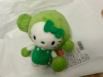 헬로키티 일본관 봉제 인형 키링 만박 volvox 택 포함