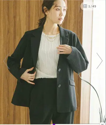 우츠쿠 실루엣 테일러드 자켓