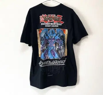 애니메이션 t셔츠 빈티지 L 구제 의류 레어 블랙 유희왕 90s 00s