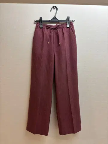 그린 라벨 겨울 니하이 플레어 팬츠 pink