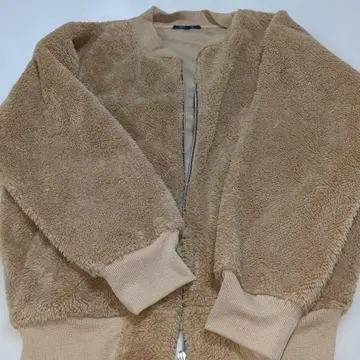 Doublefocus 베이지 플리스 자켓 L