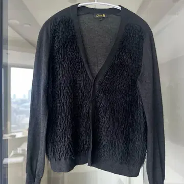 드로어 루프 니트 코튼 캐시미어 가디건