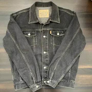 Washed Black Denim Jacket