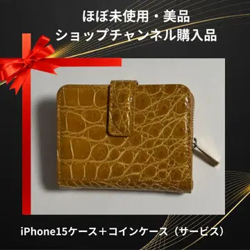 샵 채널 구매 거의 미사용 접이식 지갑 iPhone 15 케이스 포함