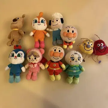 호빵맨 봉제 인형 세트