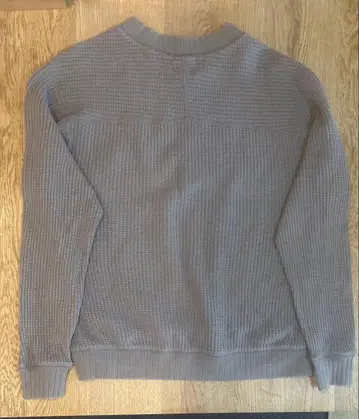 Jackman 와플 편직 그레이 스웨터 L