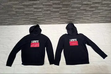 [ 커플룩 ] LACOSTE 라코스테 로고 풀오버 후드티