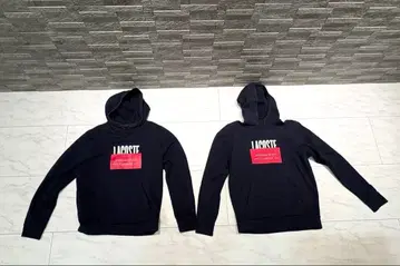 [ 커플룩 ] LACOSTE 라코스테 로고 풀오버 후드티