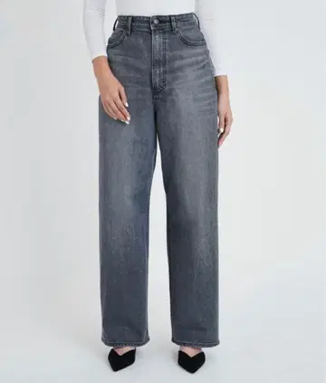 YANUK 루즈 스트레이트 'JOAN' / ULG [ 새상품 ] 23