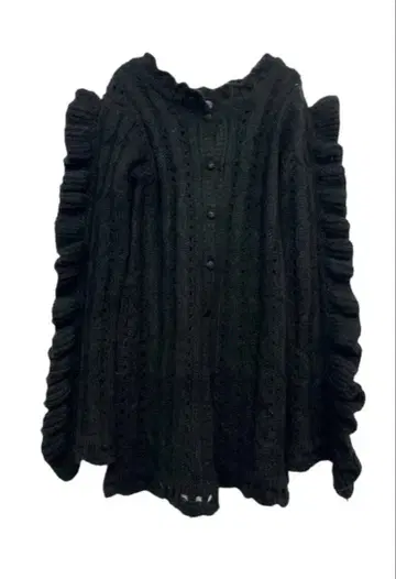 honey mi honey* 프릴 니트 롱 가디건