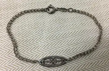 우노아레 80s 90s 빈티지 새상품급 실버925 팔찌