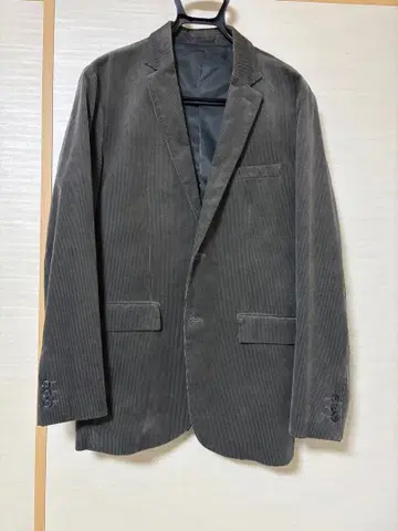 새상품급 GLOBAL WORK 그레이 코듀로이 테일러드 자켓 L