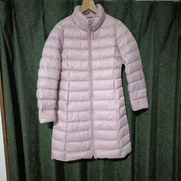 M 사이즈 얇은 핑크 다운 자켓