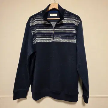 [ 미착용 ] Golden Bear 네이비 집업 스웨터 LL