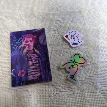 MAZZEL NAOYA 트레이딩 카드 & 미니 스티커 세트