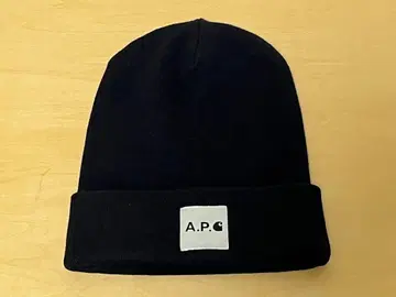 A.P.C x carhartt 콜라보 비니 니트 모자 블랙