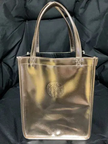 [미사용 새상품] 스타벅스 골드 토트백 홀리데이 시즌 한정품