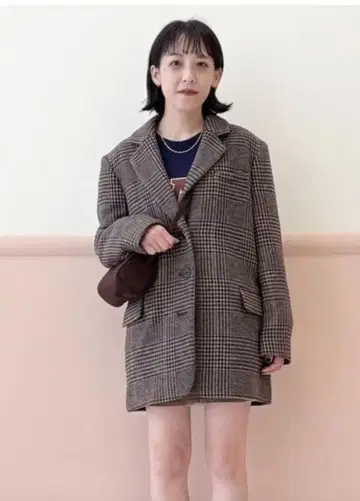 GAP 체크 무늬 자켓 M