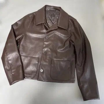 유니클로 코팅 숏 자켓 M 사이즈