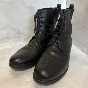 y122011 ing 레이스업 부츠 블랙 25 1/2 EE