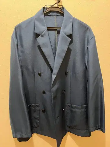 JOINT WORKS 더블 브레스트 테일러드 자켓 파랑