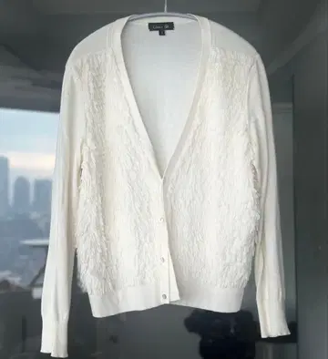 드로어 루프 니트 코튼 캐시미어 가디건