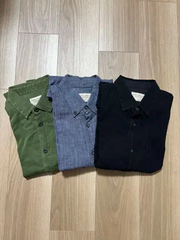 Nudie Jeans Co. 긴팔 셔츠 3색 세트 S