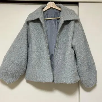 Gready Brilliant favori 내핑 카라 코쿤 코트 새상품급