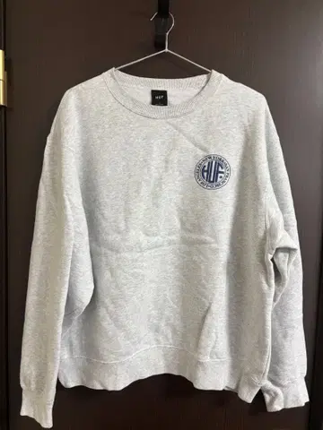 HUF 그레이 맨투맨 L 사이즈