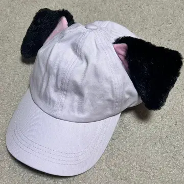 디즈니 101마리 강아지 귀도리 모자 팬캡 보라색