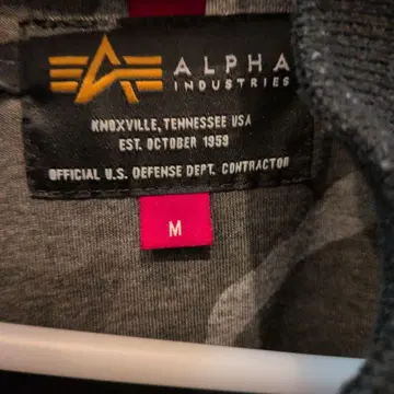 ALPHA INDUSTRIES MA-1 블랙 M 사이즈