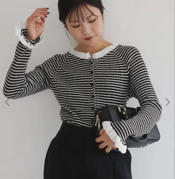 SLOBE IENA tyn.TGOR/토골 프릴 가디건