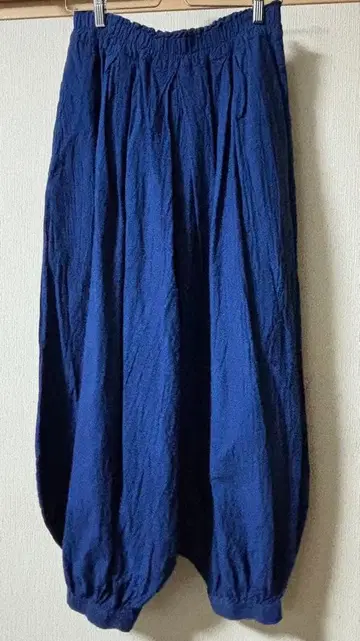 젠 선생님의 일상복 벌룬 팬츠 M 사이즈 네이비(밝은 색)