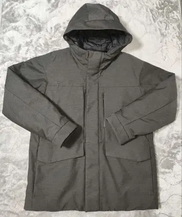 유니클로 하이브리드 다운 파카 그레이