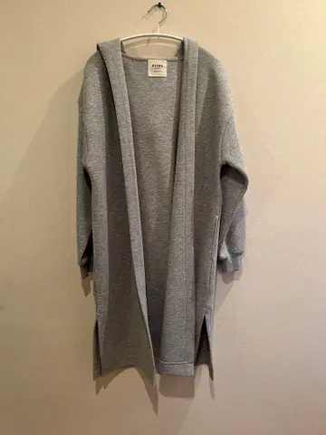 BEAMS HEART 롱 후드 부착 롱 가디건