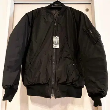택 포함 새상품 Schott MA-1 플라이트 자켓 리버서블 블랙 XL