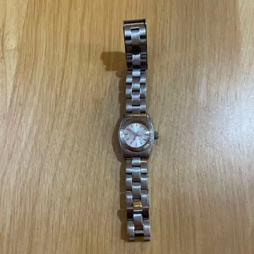 IENA 실버 스테인리스 스틸 여성용 시계