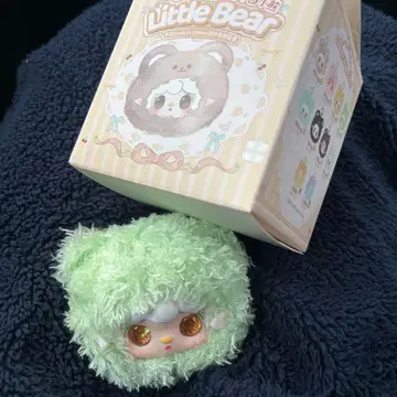 Little Bear 라이트 그린 봉제 인형