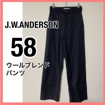 유니클로 앤더슨 팬츠 유 와이드 팬츠 심플 스트라이프