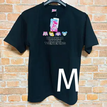 반짝반짝 캐치! 티니핑 T셔츠 블랙 여성용 M 사이즈