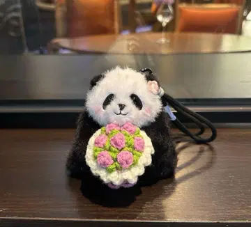 PANDA 꽃다발 봉제 인형